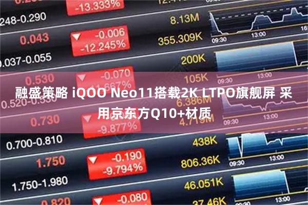 融盛策略 iQOO Neo11搭载2K LTPO旗舰屏 采用京东方Q10+材质
